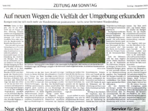 Sternrouten Roetgen in Zeitung am Sonntag 01.11.2020
