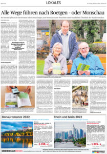 Artikel Aachener Zeitung vom 18.02.2022