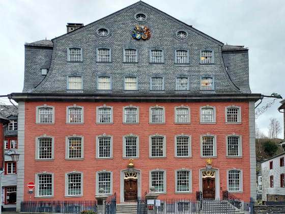 Rotes Haus der Tuckmacherfamilie Scheibler in Monschau