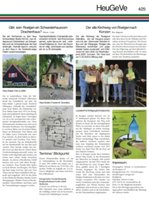 Artikel in den Roetgener Blättern 4/2025