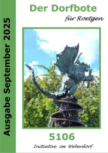 Titelbild des Dorfboten für Roetgen mit Drache